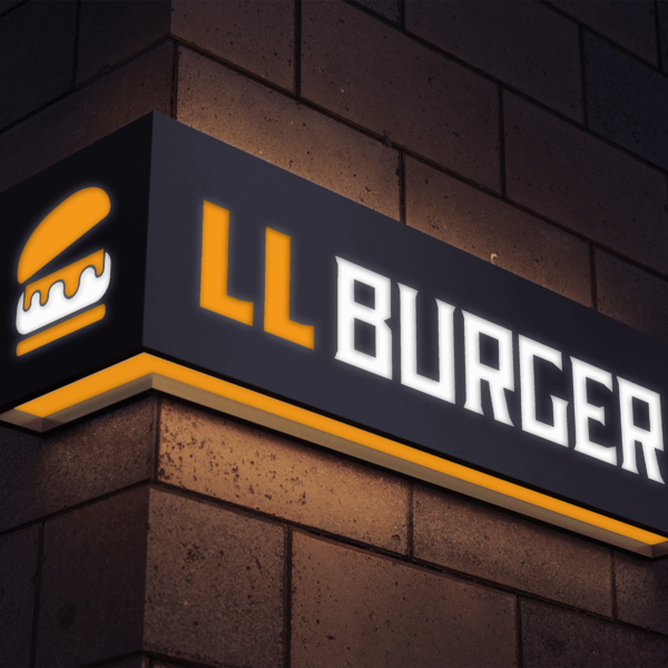 Letreiro LL Burger