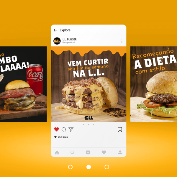 Redes Sociais LL Burger